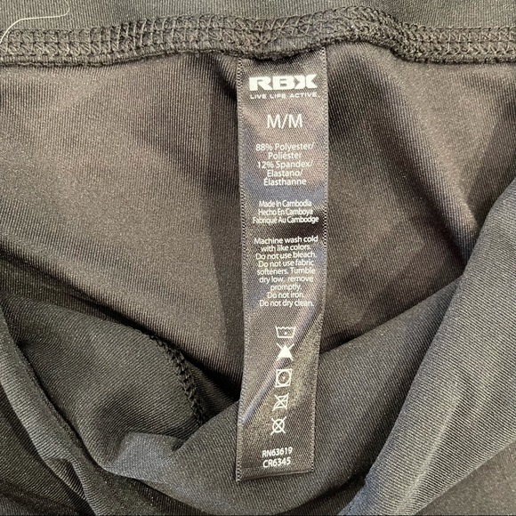 🎉HP✨ NWOT RBX Active black & patterned leggings - Picture 12 of 15